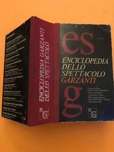 Enciclopedia dello spettacolo - enciclopedia,