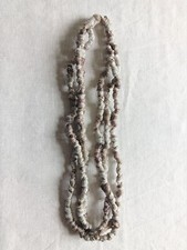 COLLANA Donna, pezzo unico fatto a mano, colore grigio argento
