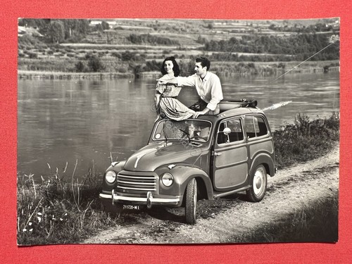 Cartolina pubblicità fiat - pubblicità,
