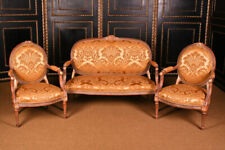 B-Dom-64 Francese Set Poltrone IN Vecchio Antico Louis Seize Stile Barocco