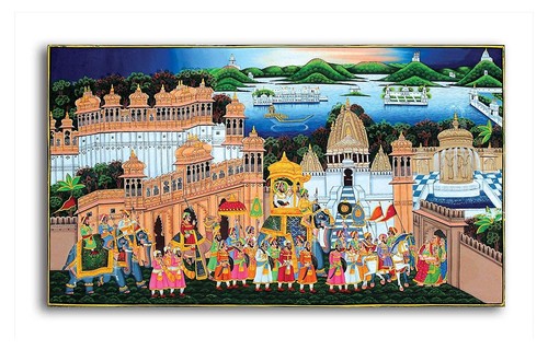 Quadro tela rajasthan un - rajasthan,
