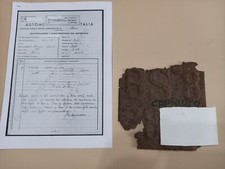 Targa Moto Epoca AEROMERE CAPRIOLO 75cc 1962 (No Libretto Vespa Guzzi Lambretta)