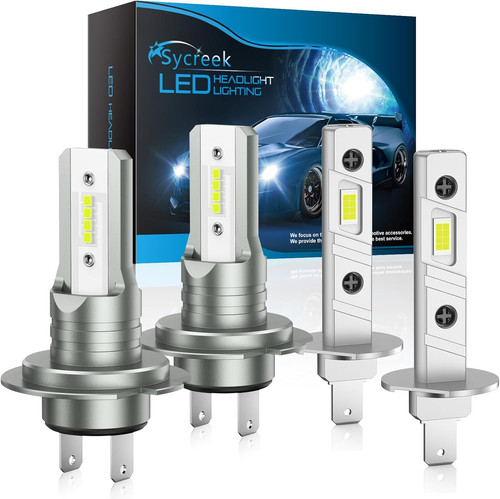 Led lampadine 22000lm - h1+h7, lampadine,22000lm