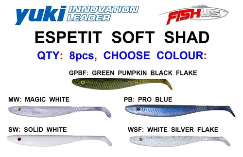 12cm fishus espetit soft - fishus, shad