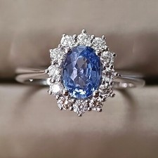 Anello fiore oro bianco - anello,
