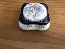 Scatolina Floreale In Ceramica Vintage,come In Foto 