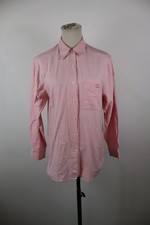 CHACAREL  CAMICIA DONNA TG. 2XL WOMAN SHIRT CASUAL VINTAGE COTONE ROSA
