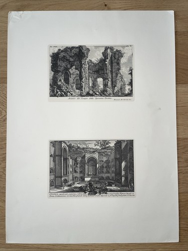 Stampa piranesi avanzi - stampa,