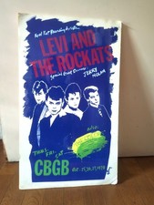 Rockabilly Special Originale LEVI AND THE ROCKATS 1979 CBGB Annuncio Live Pos