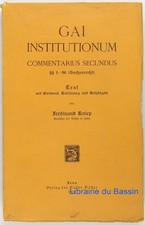Gai institutionum commentarius