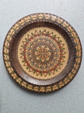Piatto legno intagliato a - in,