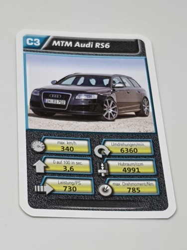 Mtm audi rs6 scheda - mtm,