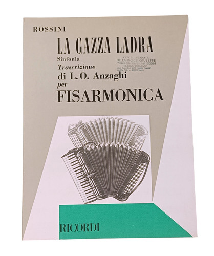 Spartito fisarmonica rossini - fisarmonica,