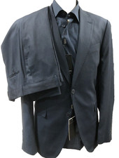 ABITO UOMO CHICCO PIED POULE BLU SLIM FIT DROP 7 46 48 50 52 54 56 58 60 INVERNO