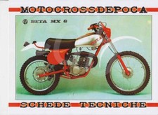 DEPLIANT-BROCHURE-PROSPEKT- MOTO BETA 50 cc. MX 6 -ENDURO - REGOLARITA VINTAGE