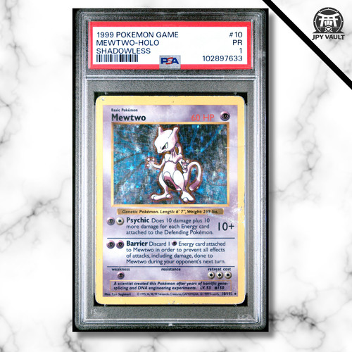 Pokemon card english mewtwo - card,