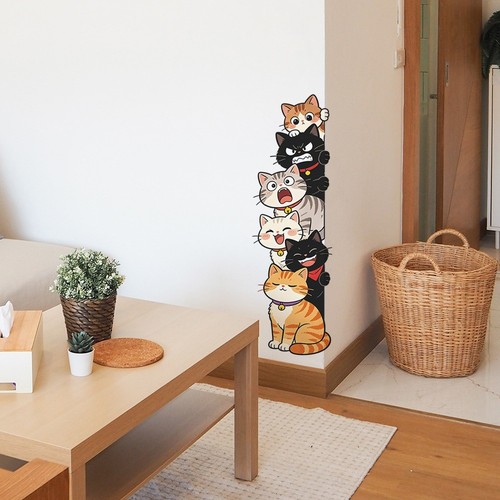 Adesivo murale gatto per asilo