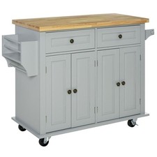 CARRELLO CUCINA GRIGIO CON 2