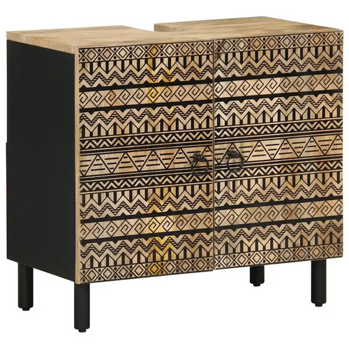 Mobile bagno nero legno