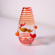 Vaso in vetro artistico di