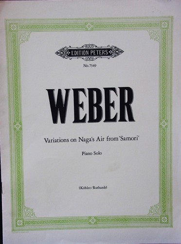 Weber variazioni sull aria - weber, sull'aria
