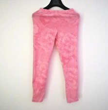 Pantaloni attillati elasticizzati per bambina disegno fiori bimbe bimbi.
