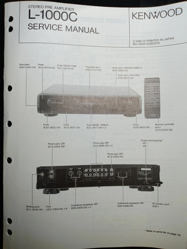 Kenwood 1000c - kenwood, l-1000c