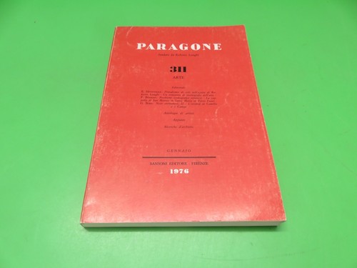 Paragone roberto longhi - -,