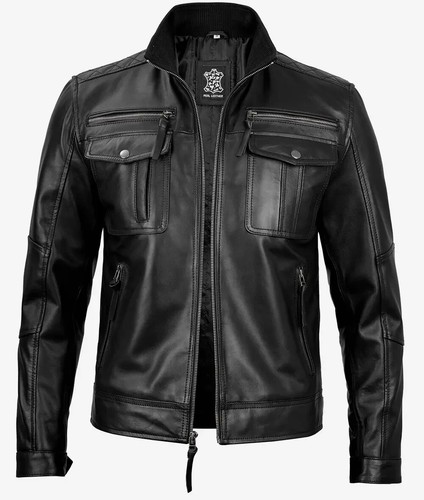 Giacca pelle uomo top notch - giacca,