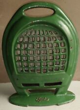 ANTICA STUFA A GAS IN GHISA SMALTATA VERDE DI MARCA IGNIS PRODUZIONE ANNO 1954