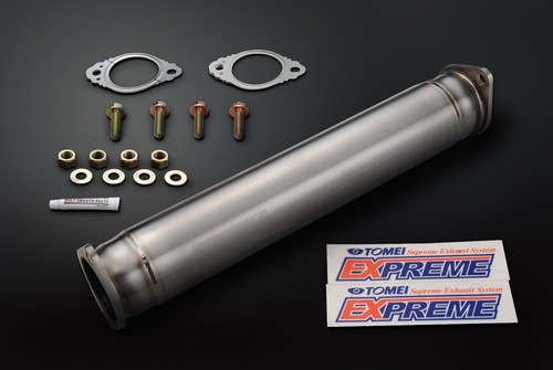 Tubo dritto tomei titanium - tubo,