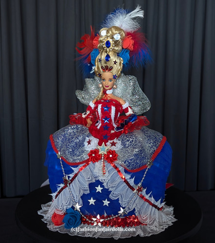 Bambola barbie ooak madame - bambola,
