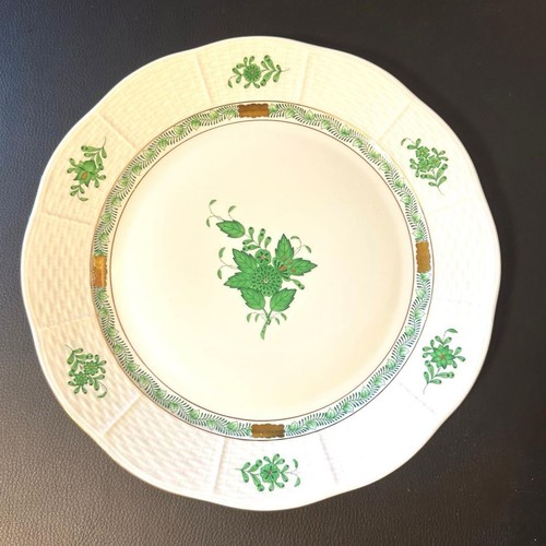 Piatto herend apponyi - herend, verde