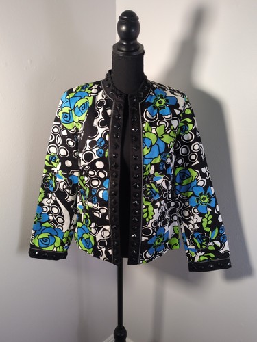 Blazer silk land floreale - silk,