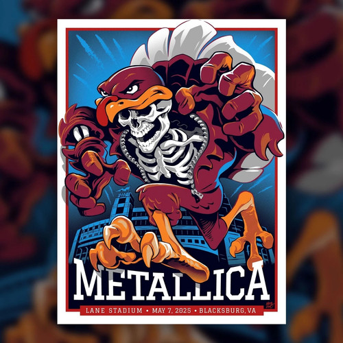 Poster metallica blacksburg - poster,