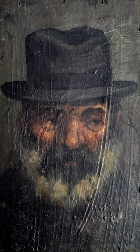 Antico dipinto ritratto - antico,