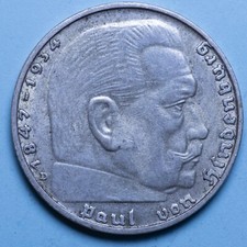 GERMANIA 2 MARCHI 1938 D ARGENTO MBB SILVER COIN MONETA NUMISMATICA