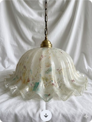 Lampadario vetro murano anni - lampadario,