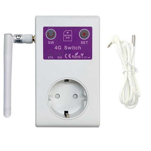 Spina intelligente gsm sms - spina, 4g
