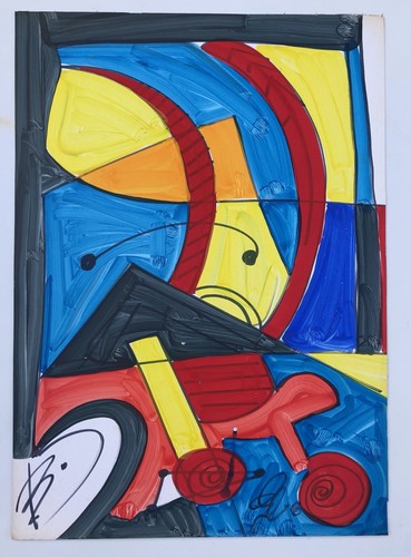 Gentilini 70x50 opera unica - gentilini,