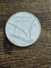 Aratro alluminio 10 dieci lire