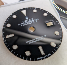 Quadrante Rolex Explorer II 16570 Trizio SWISS T 25 ORIGINALE Nero 1990 - 1998