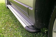 Pedane laterali S50 stondate alluminio Land Rover Freelander II dal 2006 (LF)