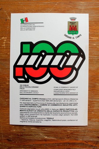 Cartolina commemorativa fiera - commemorativa,