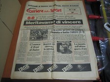 CORRIERE DELLO SPORT DEL 15 GIUGNO 1982 - MERITAVAMO DI VINCERE E MORTE PALETTI