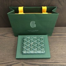 Goyard Green Yellow Bifold