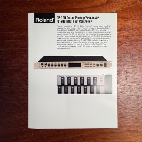 Vintage roland 100 - roland, gp-100/fc-200