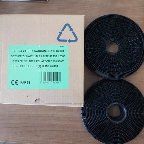 Set filtri carbone diametro - 2,