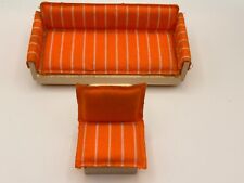 casa delle bambole Lundby divano e poltrona  vintage '60 mobili miniatura