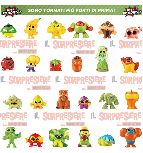 Super foodies personaggi a - -,